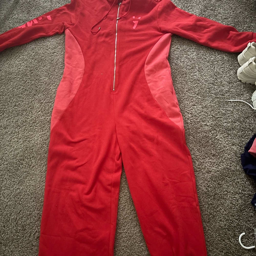 YITTY Red and Pink Pajama Set Intimates Sleepwear